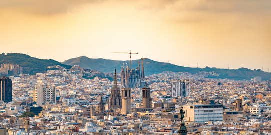 Luftaufnahme von Barcelona