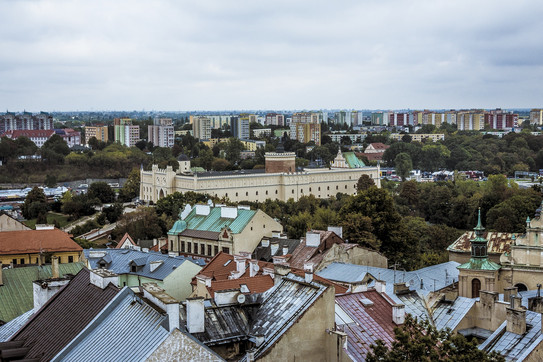 Luftaufnahme von Lublin