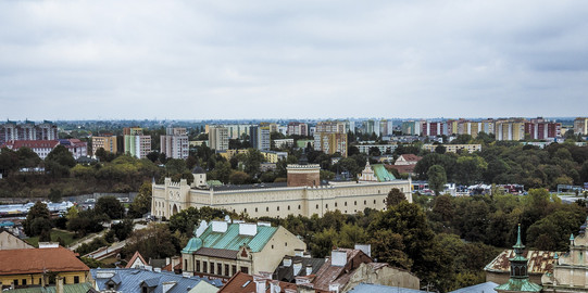Luftaufnahme von Lublin