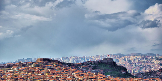 Luftaufnahme von Ankara