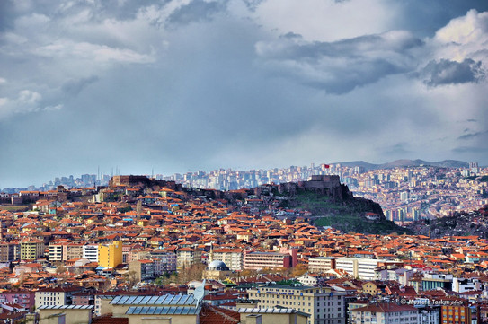 Luftaufnahme von Ankara
